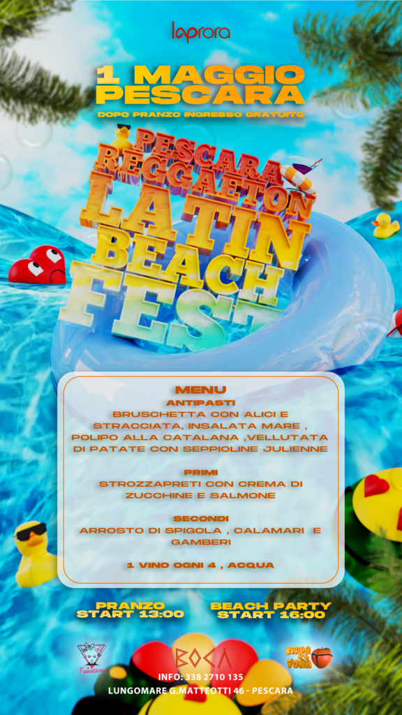 1 maggio a Pescara , beach party